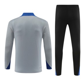 Inter Milán Tréninkový Mikina Čtvrt Zip 2024-25 Šedá